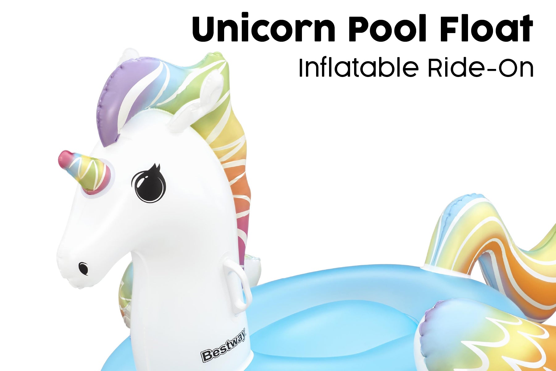 kids inflatable unicorn ride on