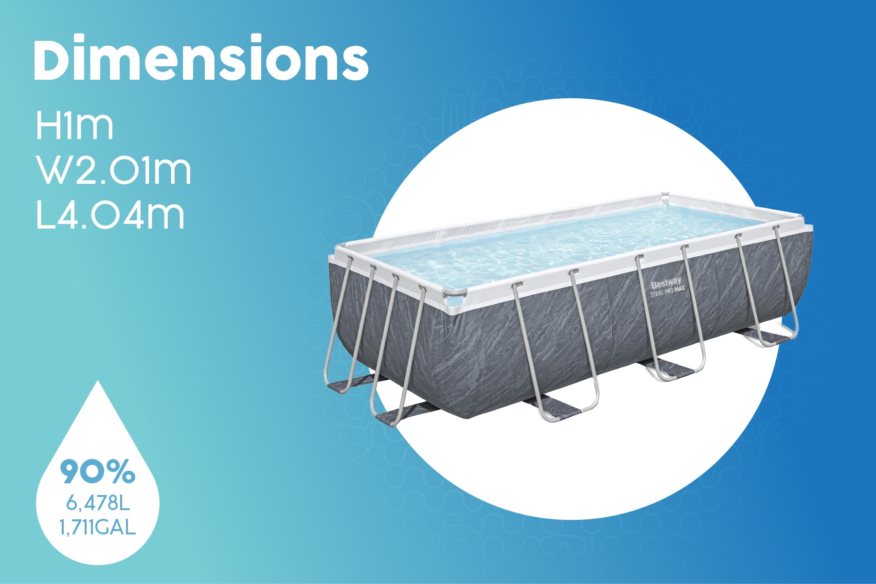 13ft swimming pools
