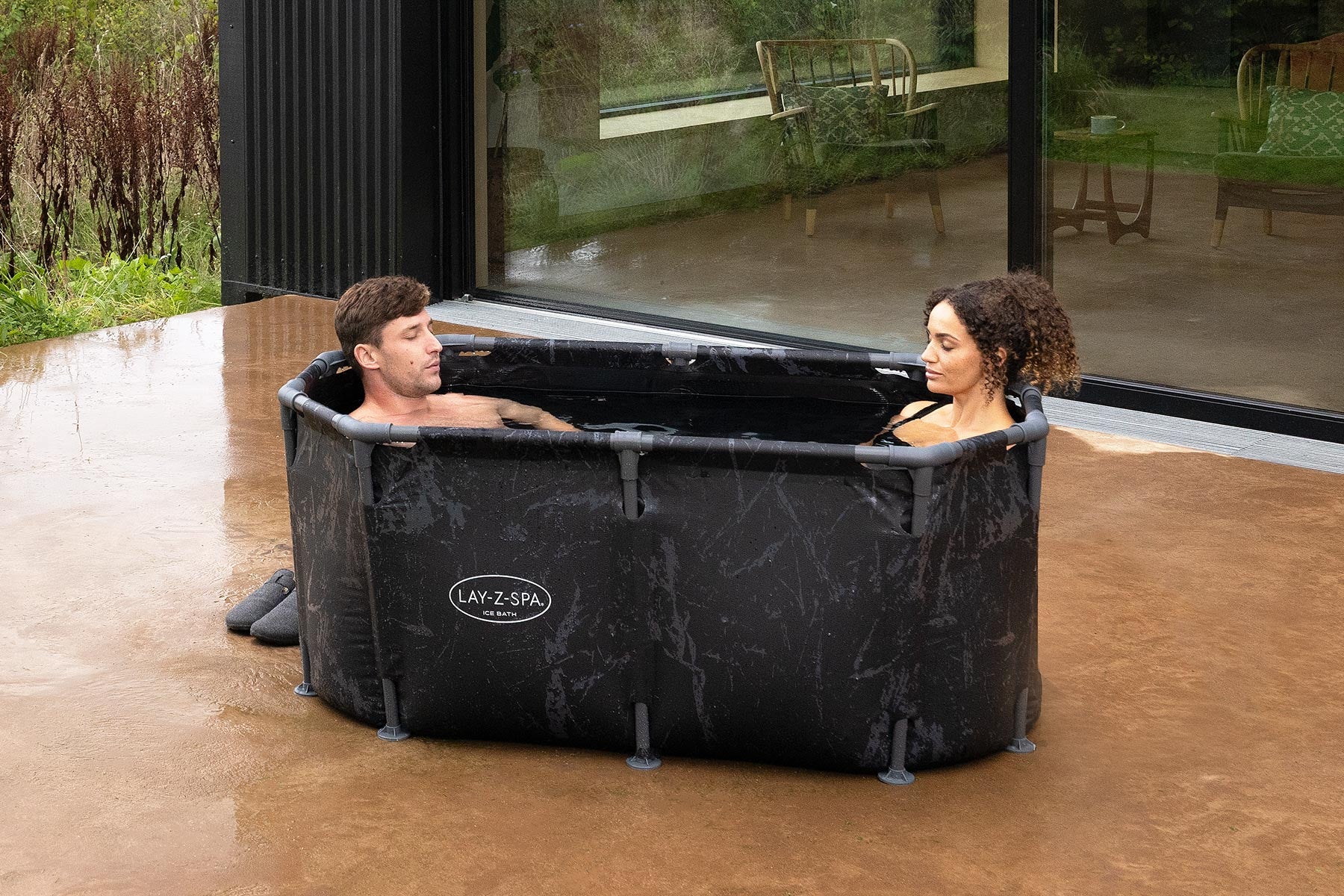 Glacial Dip™ Ice Bath Cold Plunge Recovery Tub with Pump