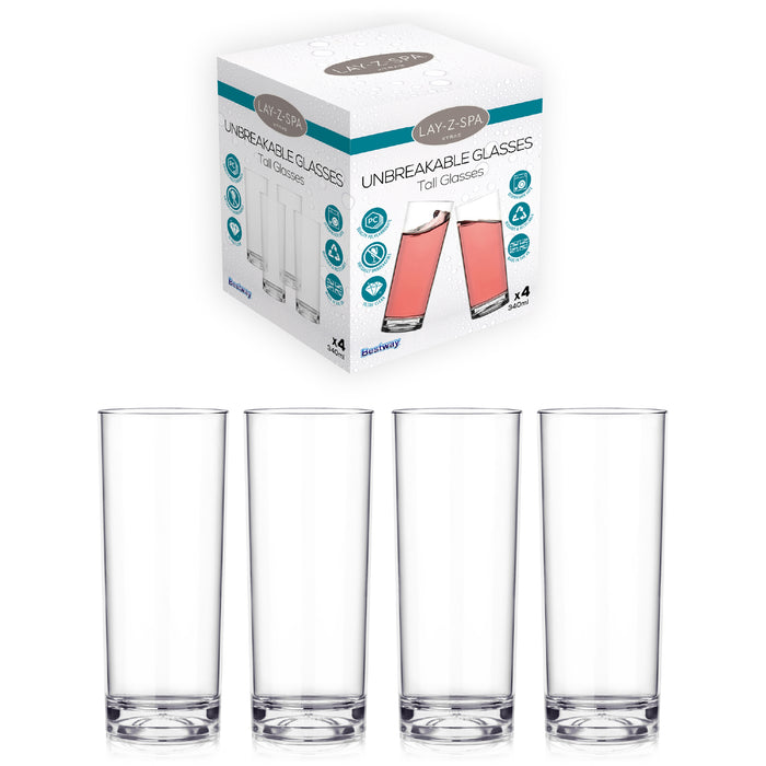 lay z spa plastic glasses
