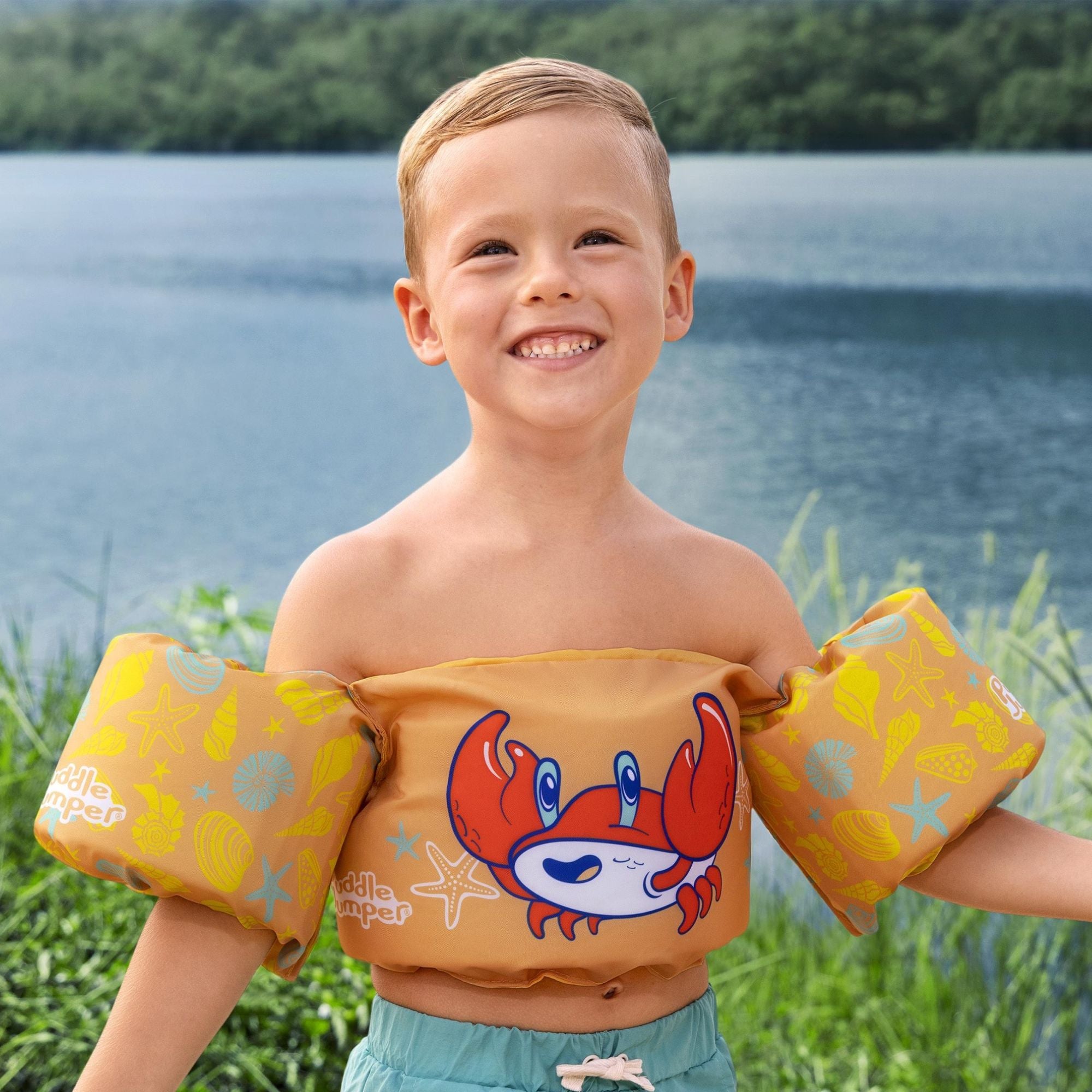 Kids Puddle Jumper Swim Vest with Armbands – Crab