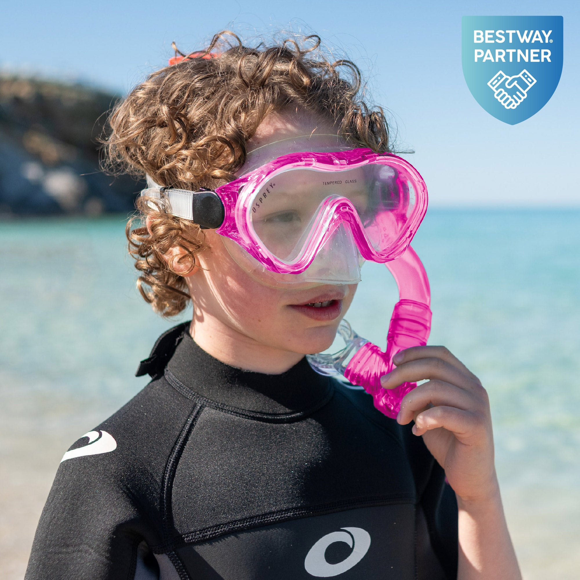 girls snorkel set