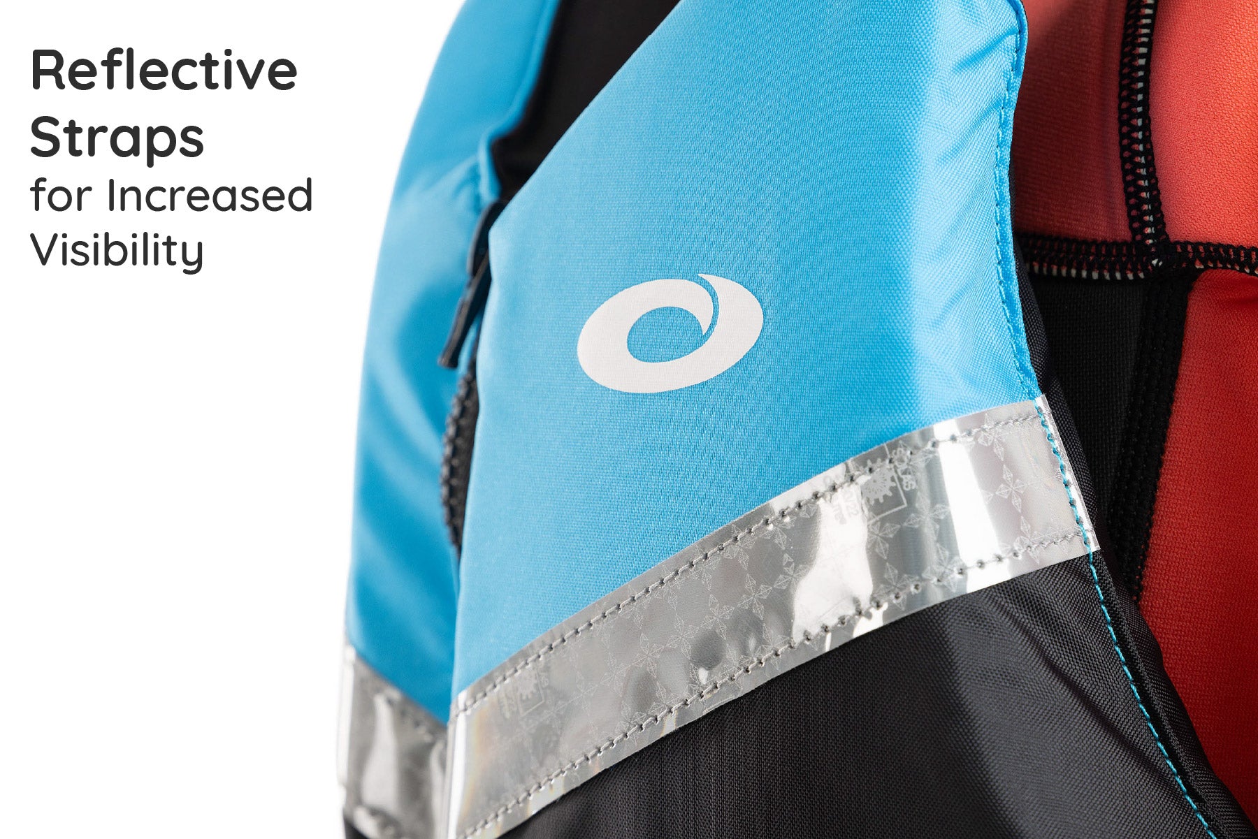 kids swim jacket with reflective straps for high visibility
