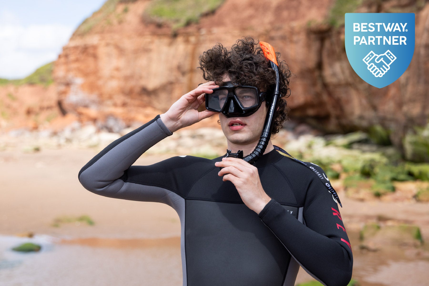 split lens snorkelling set for adults
