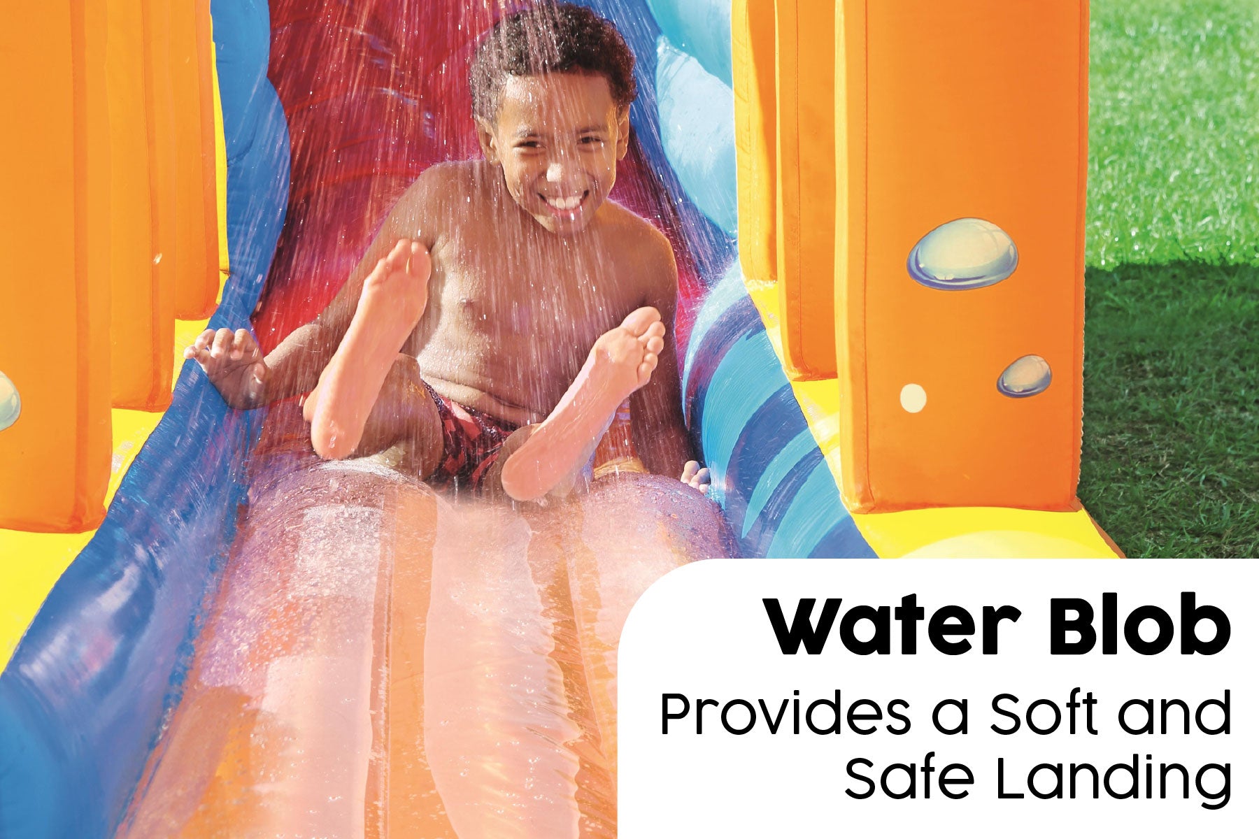 water park with sprinklers