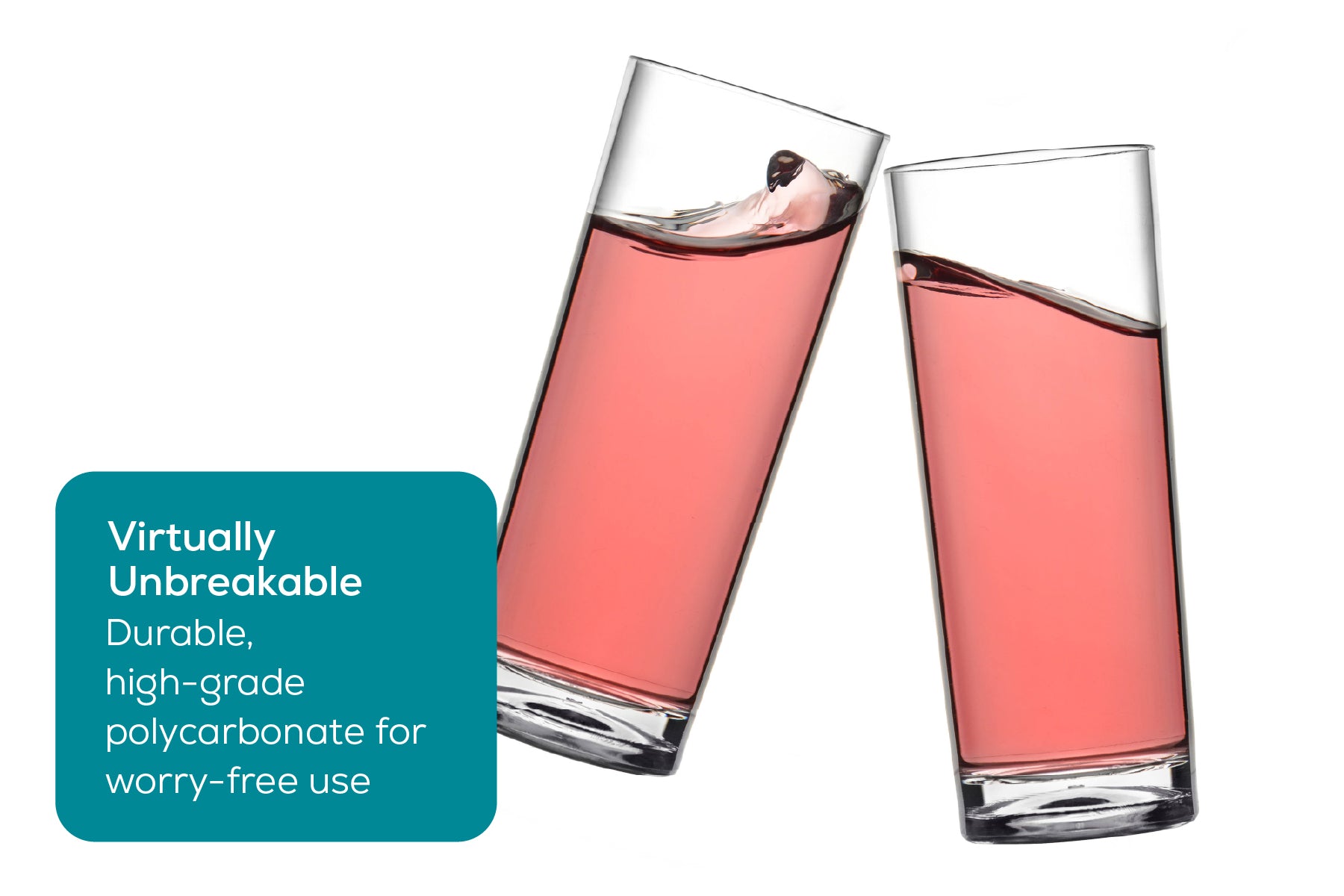 plastic glasses