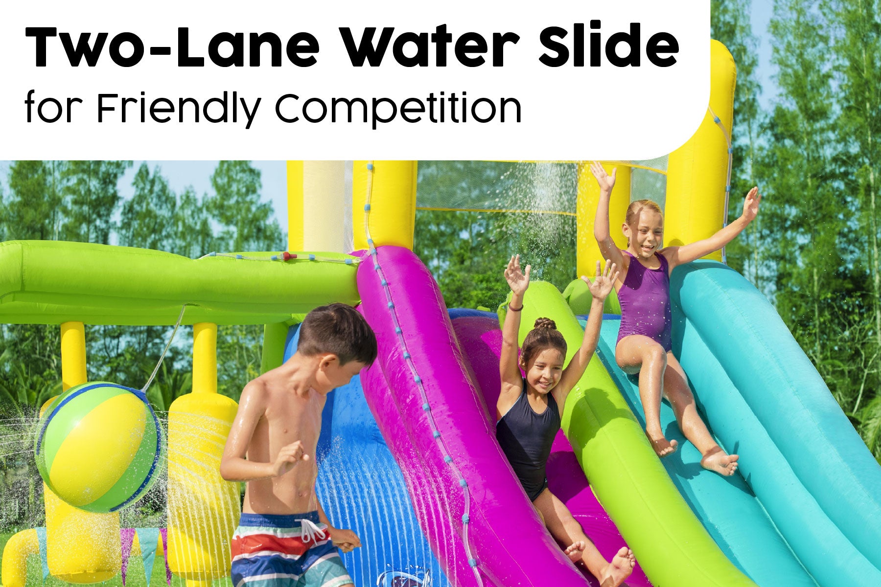 water slip and slide