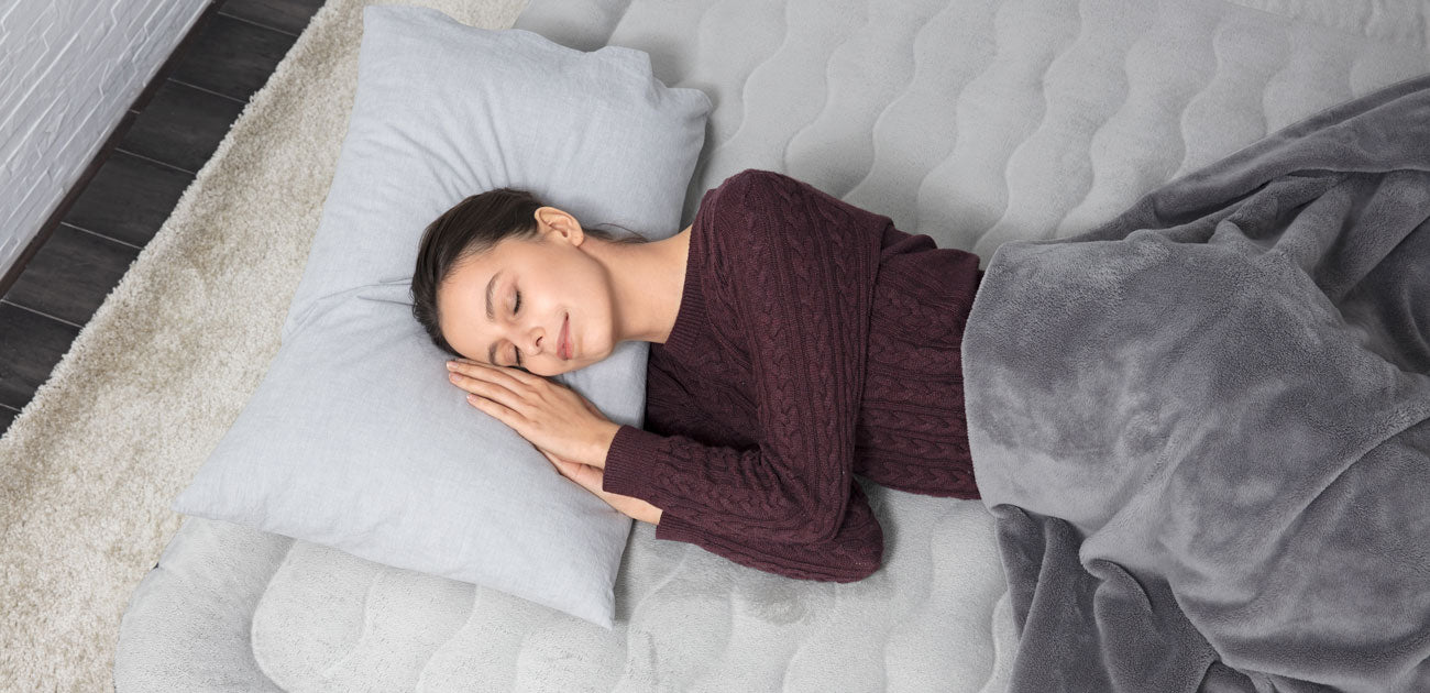 What is a flocked top air bed?