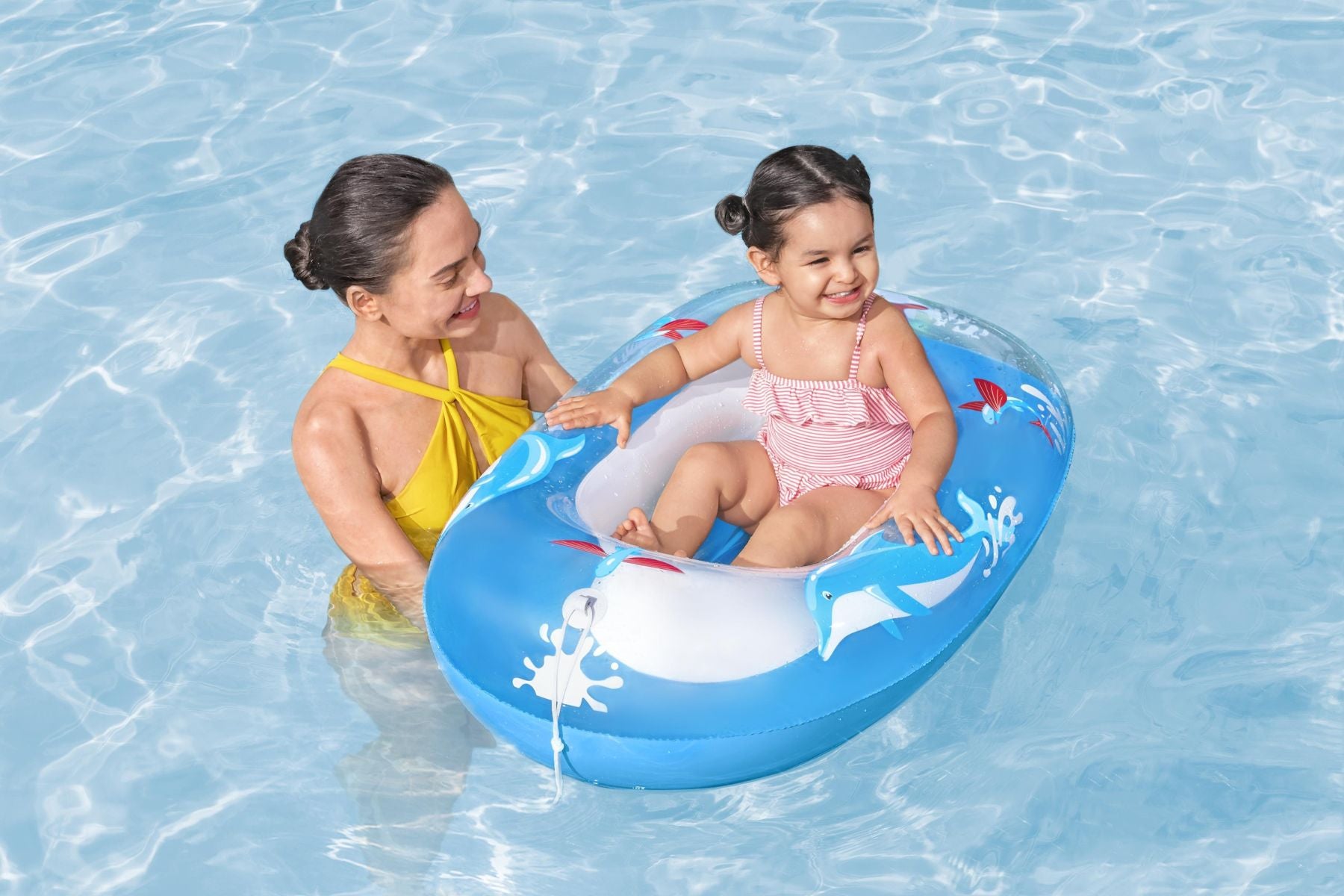 Kids Inflatable Dolphin Pool Boat