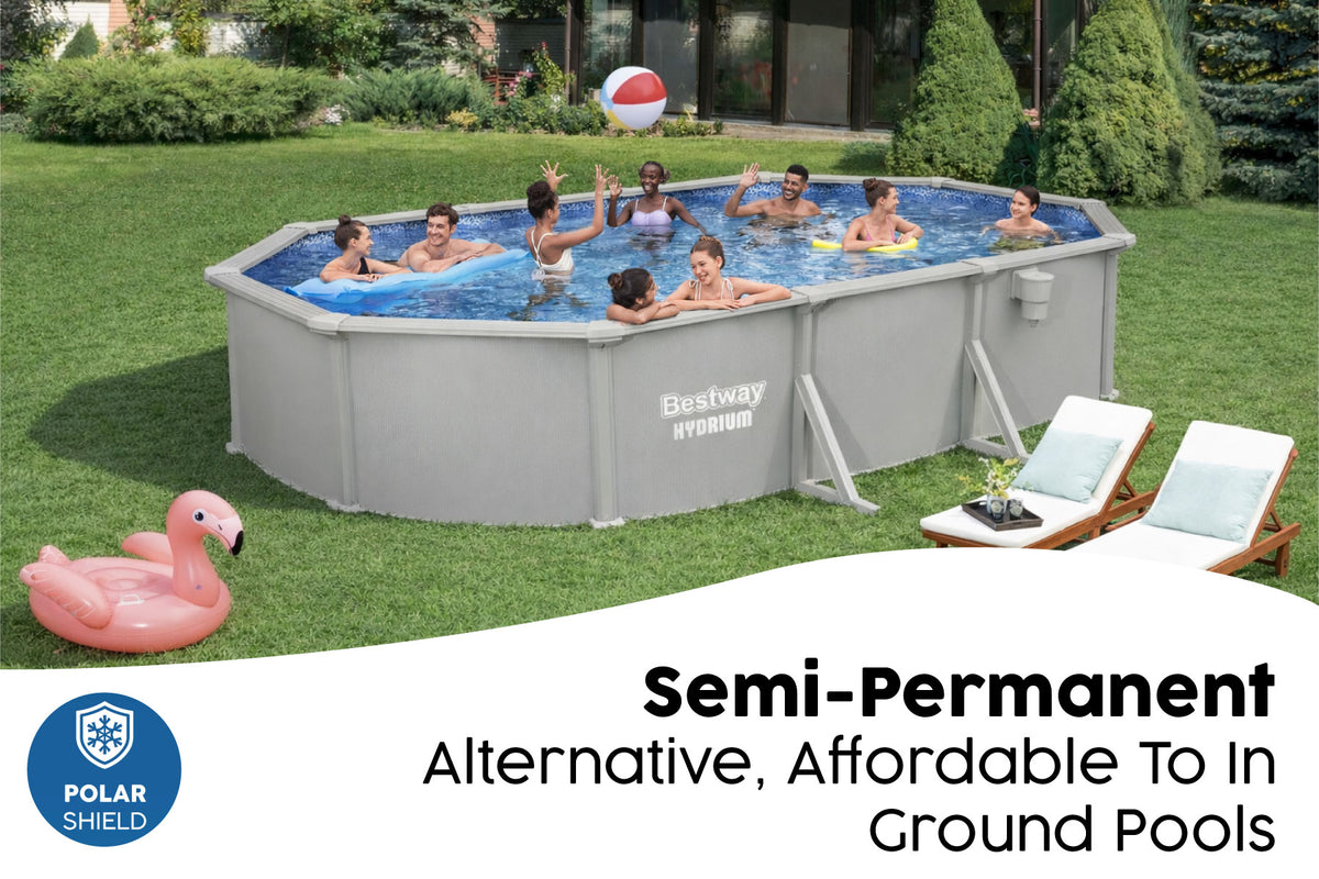 20ft Hydrium Steel Wall Pool Set | Above Ground Pool Store UK | Bestway UK