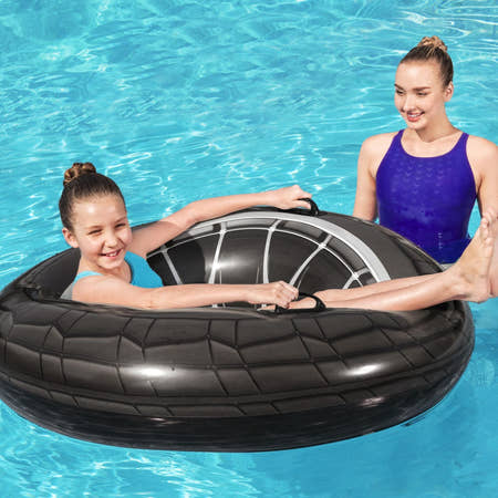 Inflatable High Velocity Tyre Swim Ring Pool Float