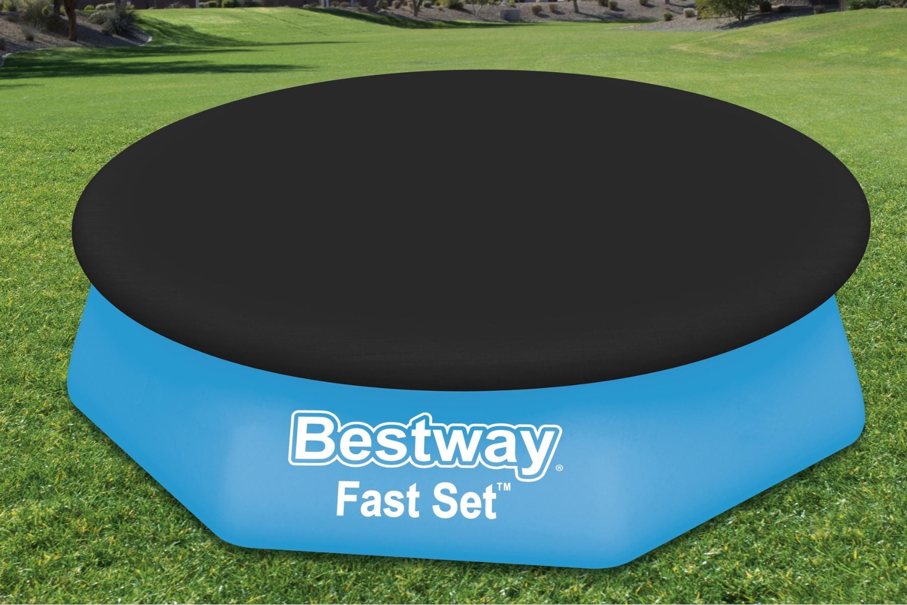 8ft Pool Cover for Inflatable Fast Set Pools