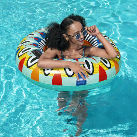 Inflatable Fiesta Swim Ring Pool Float