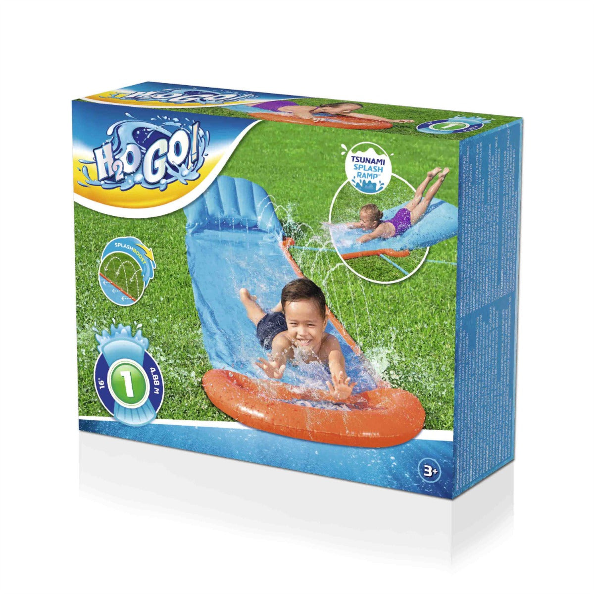 H2OGO! Tsunami Single Splash and Slide, with Sprinklers