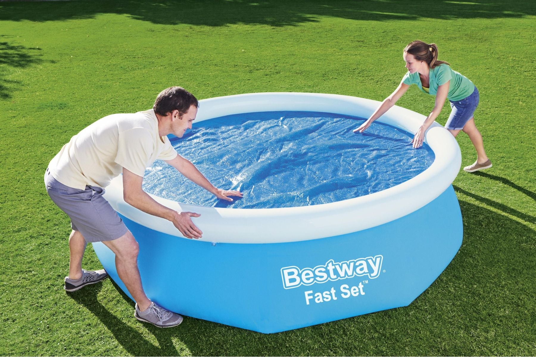10ft Solar Pool Cover for Steel Pro Max Above Ground Pool