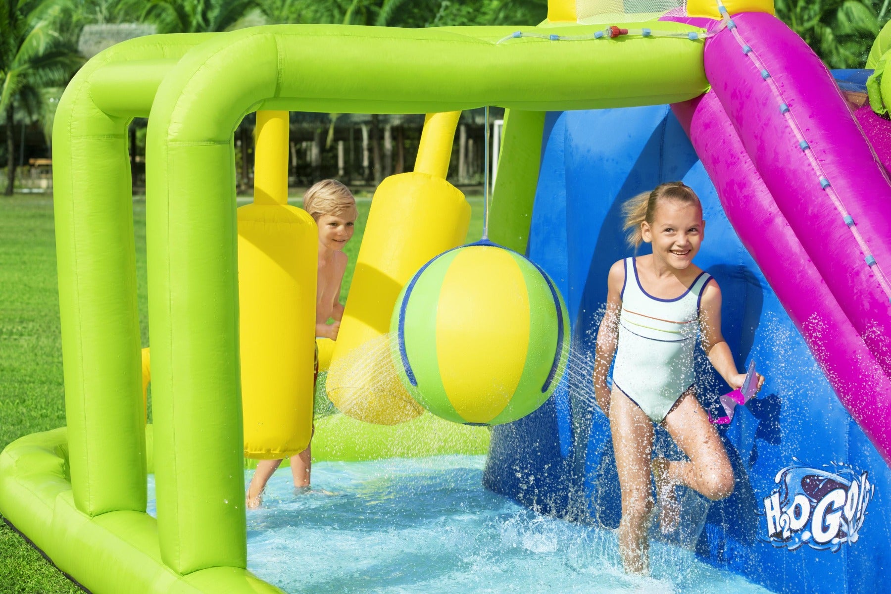 H2OGO! Splash Course Mega Inflatable Water Park