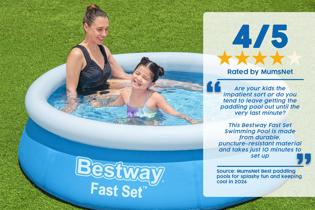 8 foot fast set pool review