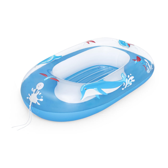 Kids Inflatable Dolphin Pool Boat