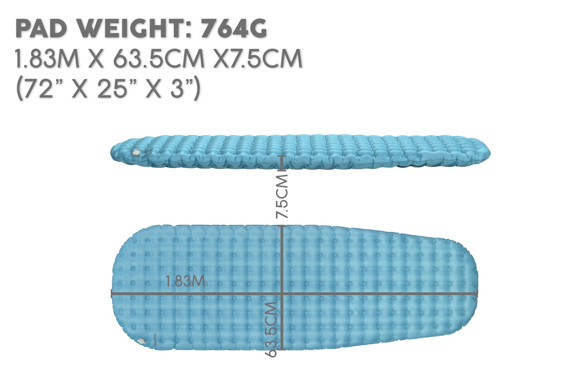 AlpineLite Ultra-Light Extreme Cold Weather Sleeping Pad - Wide