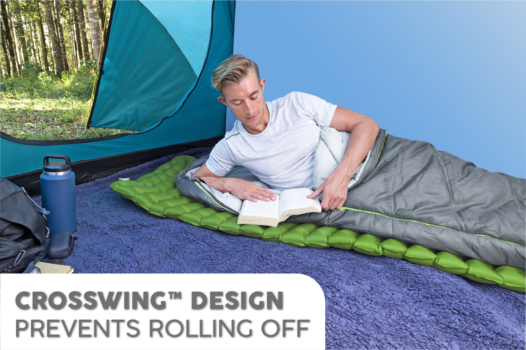 Wanderlite Compact Inflatable Air Sleeping Pad  - Regular