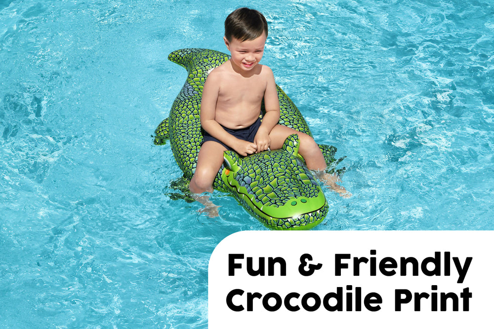 Buddy Croc Pool Float | Inflatable Ride Ons Store UK | Bestway UK