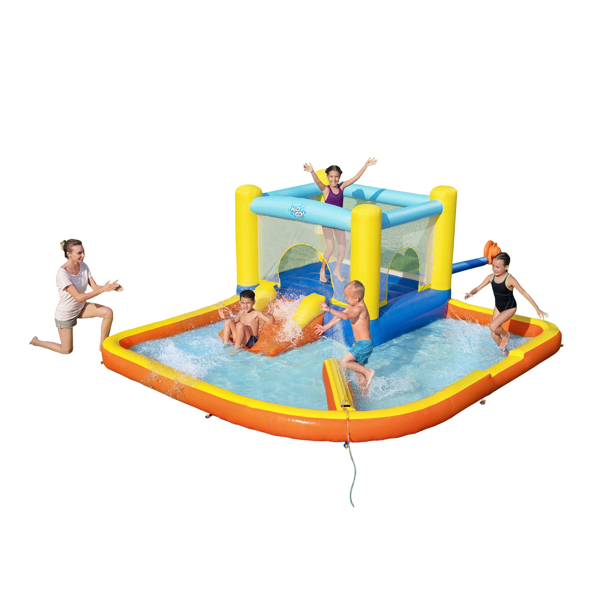 H2OGO! Kids Inflatable Beach Bounce Water Park Bouncy Castle