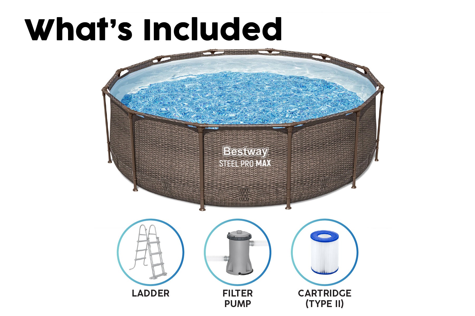 steel frame garden pool