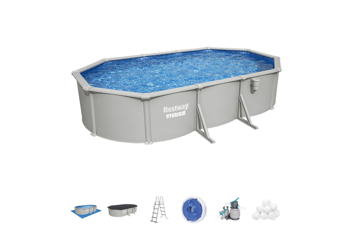 20ft Hydrium Steel Wall Pool Set | Above Ground Pool Store UK | Bestway UK