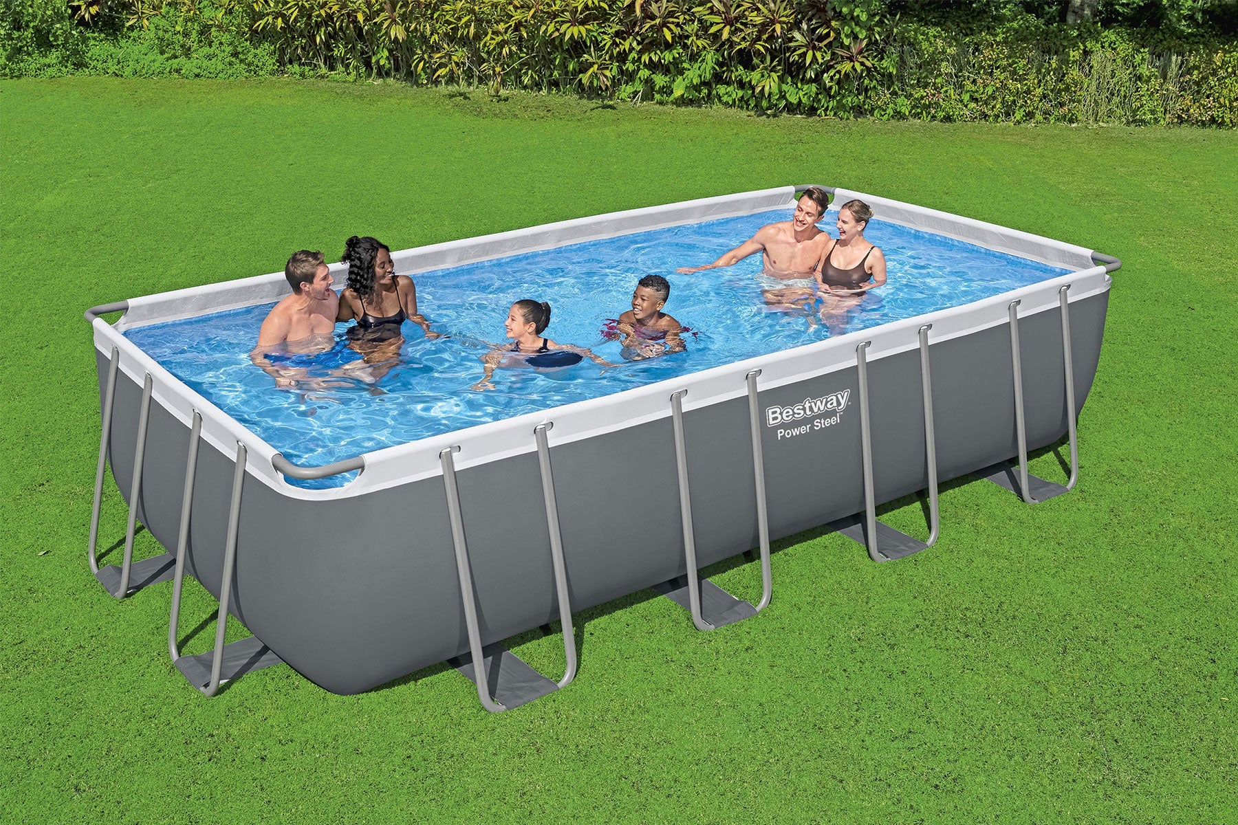 metal framed pool