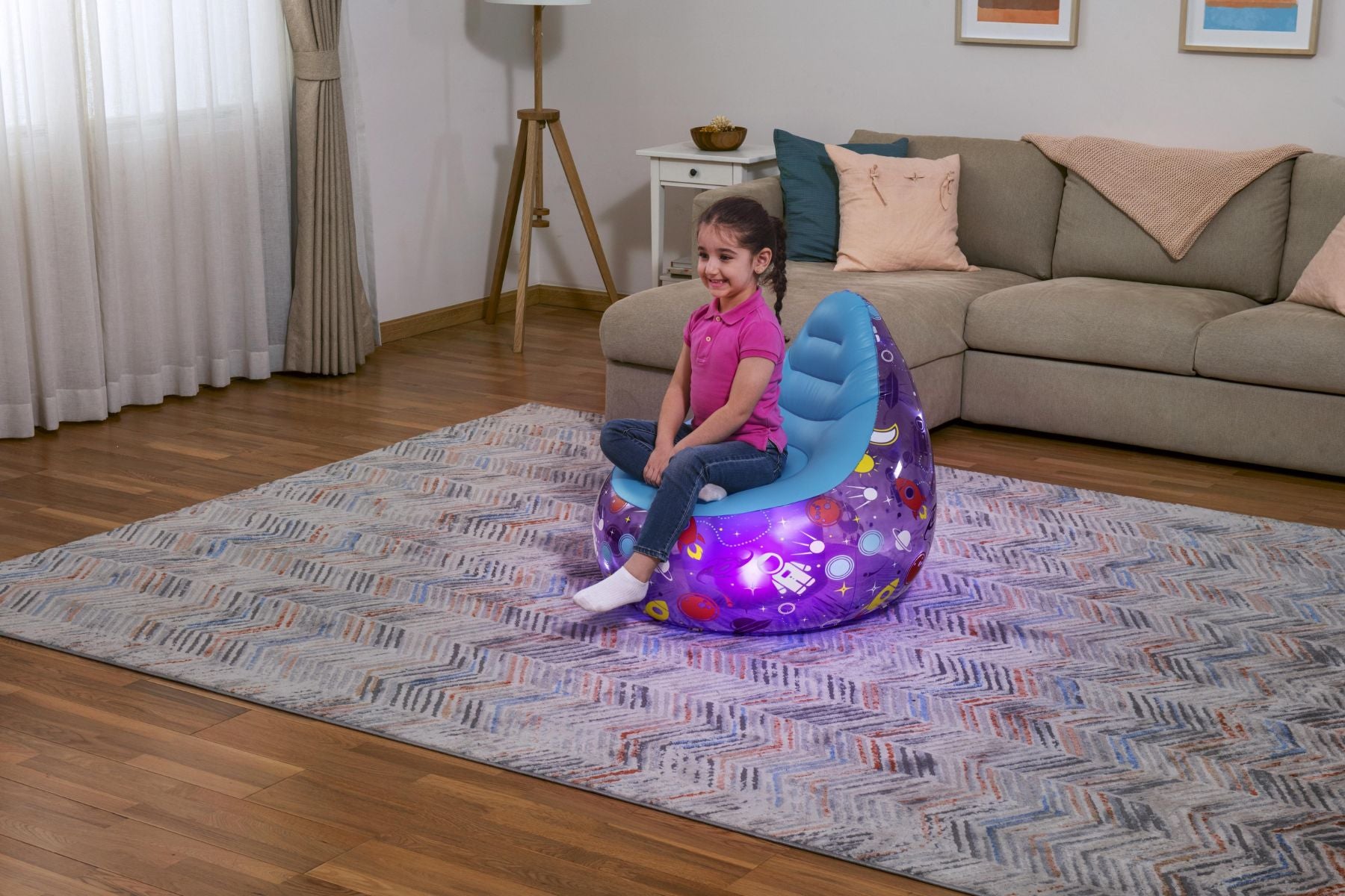 Inflatable Astro Glow LED Chair