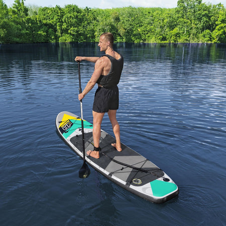 Hydro-Force 10ft Inflatable Paddle Board/ Kayak Set - Aqua Wander