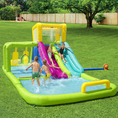 inflatable pool with slide