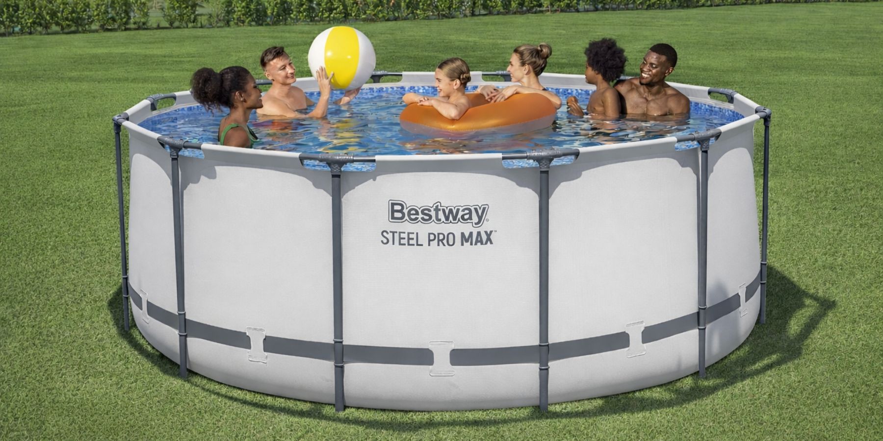  steel above ground pool set 
