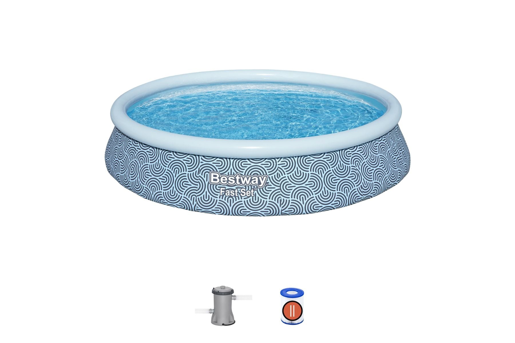 large inflatable swimming pool