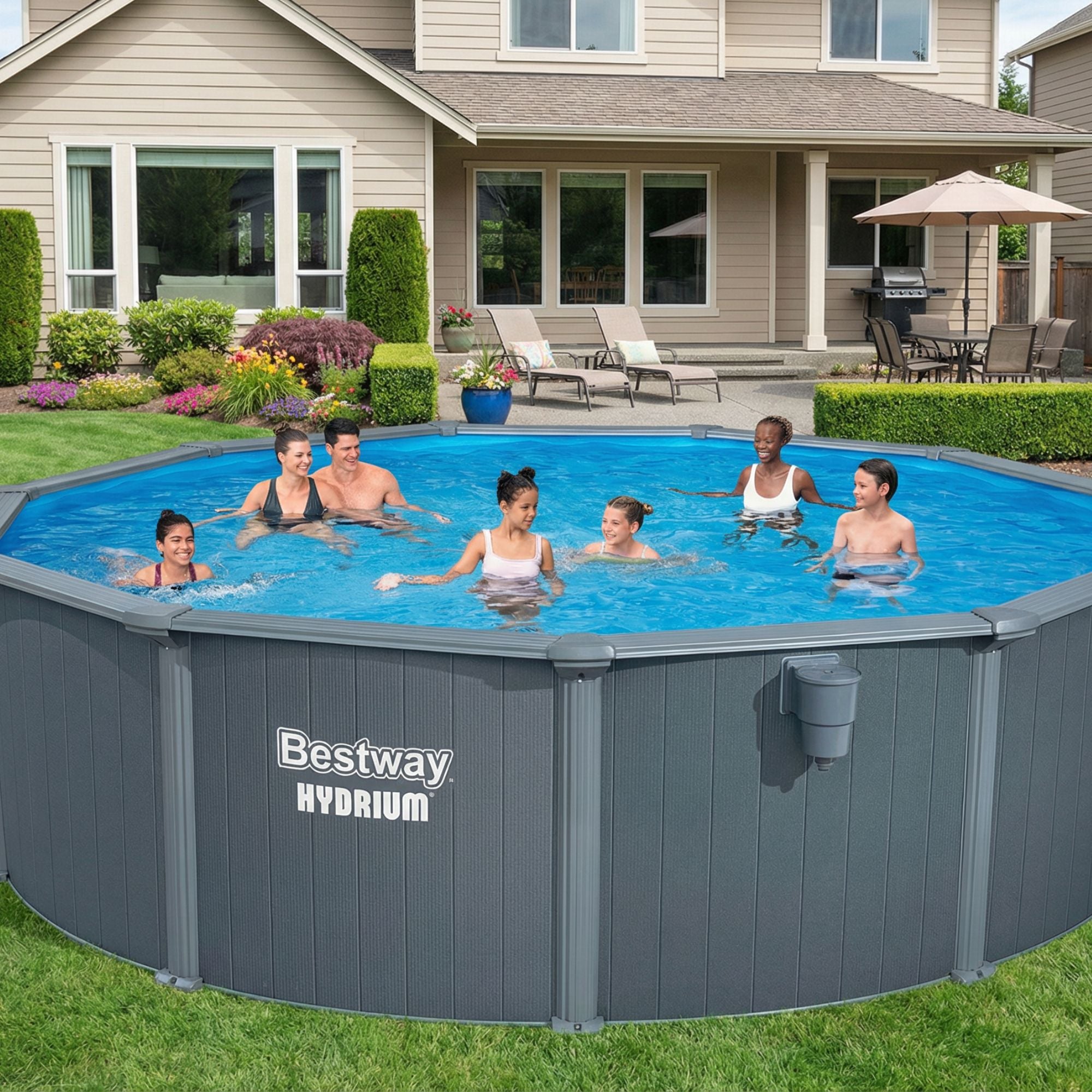 bestway round swimming pool 