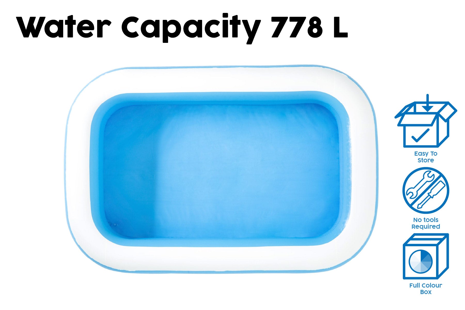  inflatable family pool