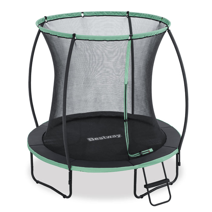 8ft Trampoline with safety net and ladder 