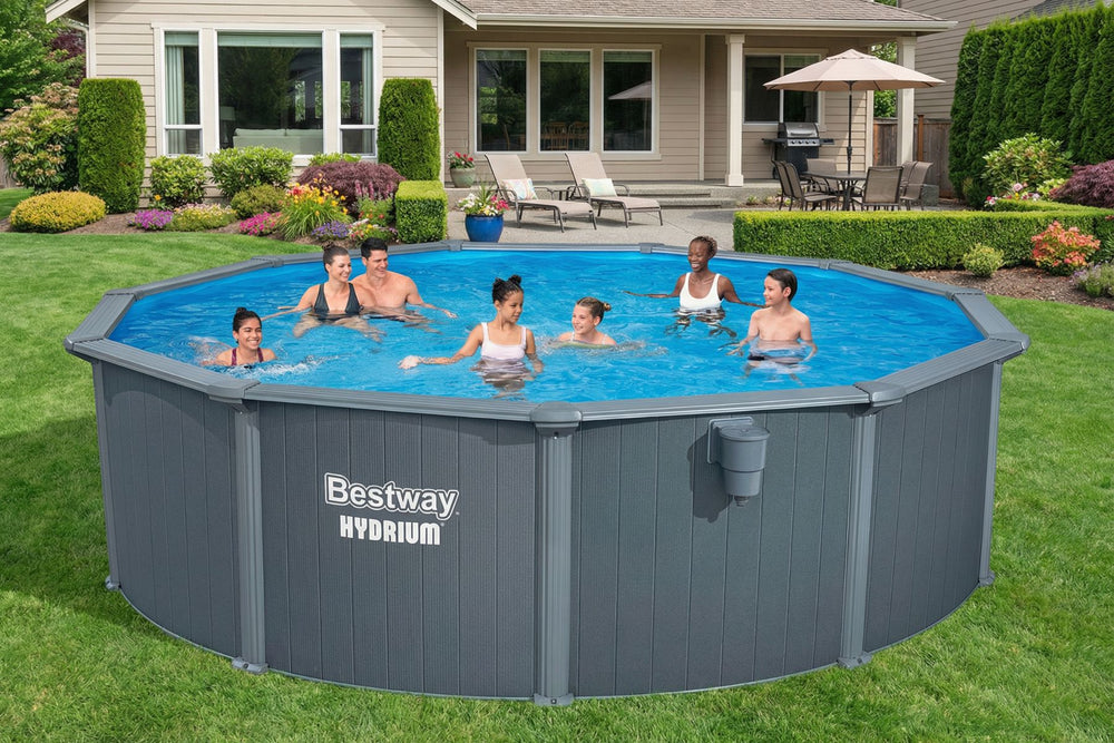 16ft Hydrium Steel Wall Pool Set | Above Ground Pool Store UK | Bestway UK