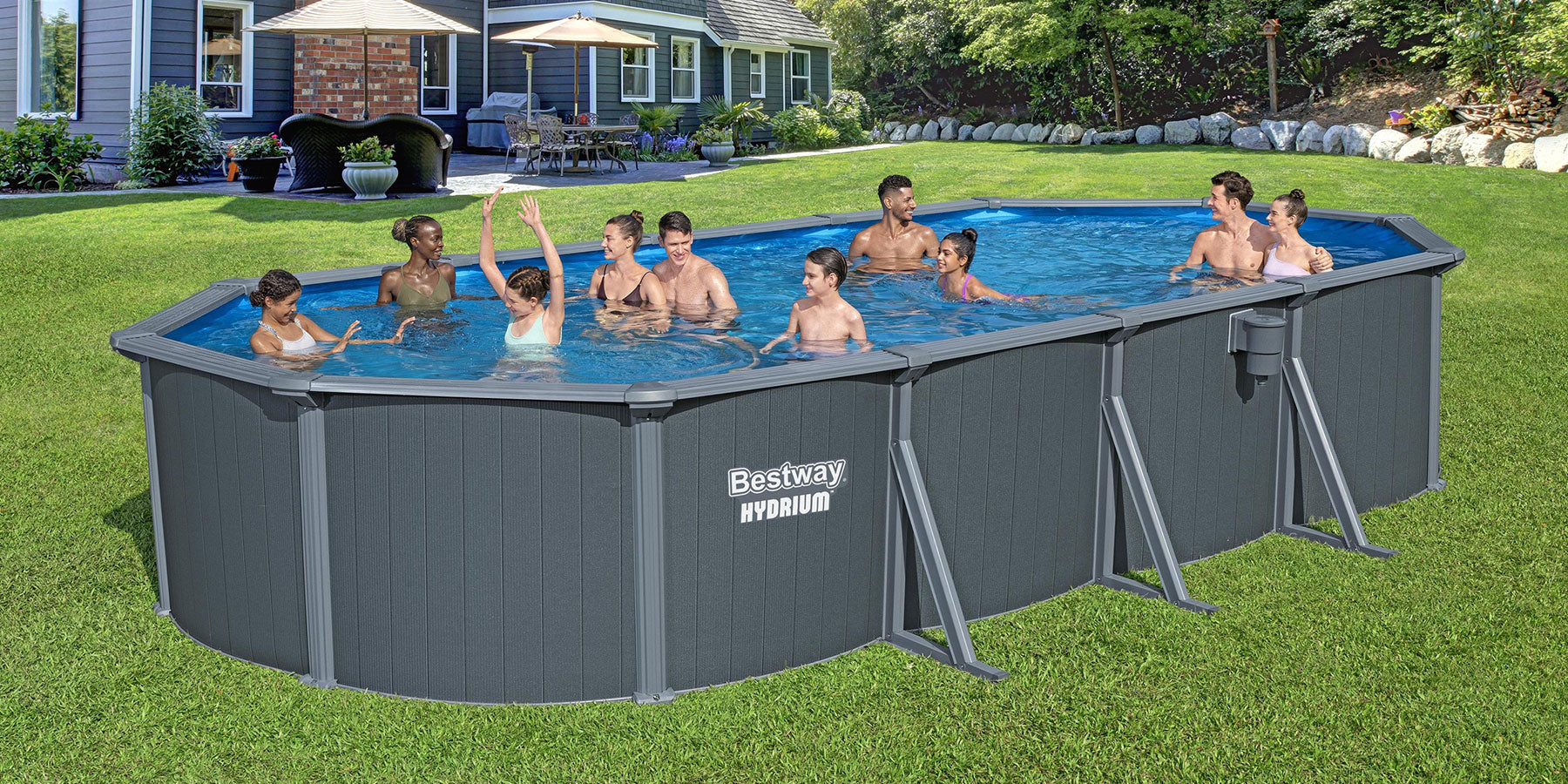 24ft all year round swimming pool