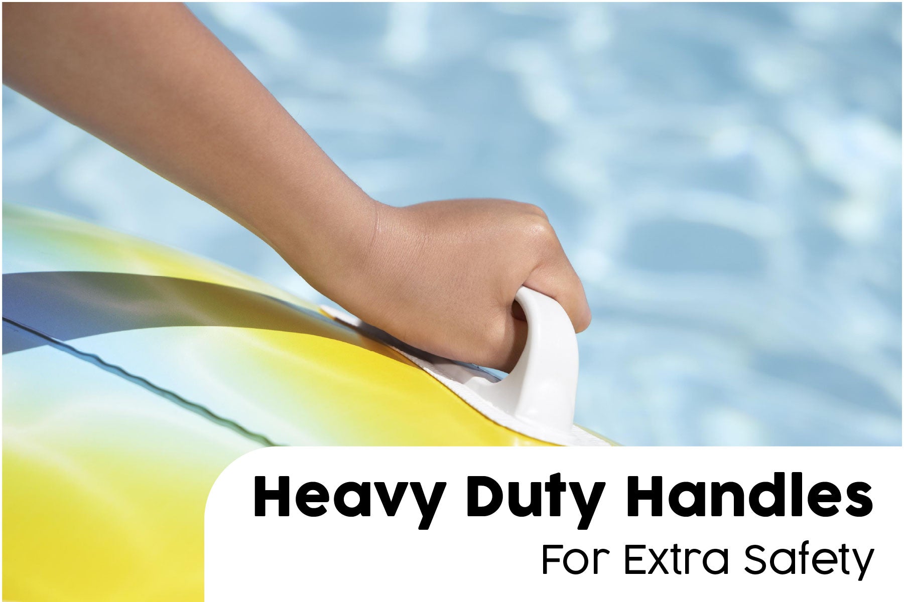 inflatable dolphin with heavy duty handles
