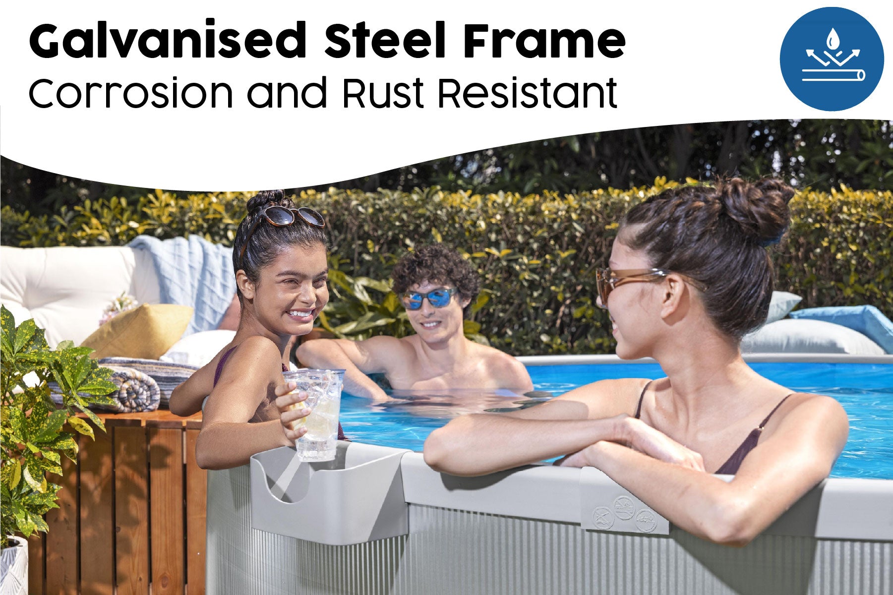 galvanised stock tank pool