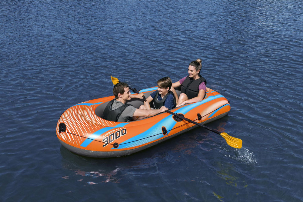 3 Man Inflatable Raft 3 Person Inflatable Boat Set Kondor Elite 3000 | Bestway UK