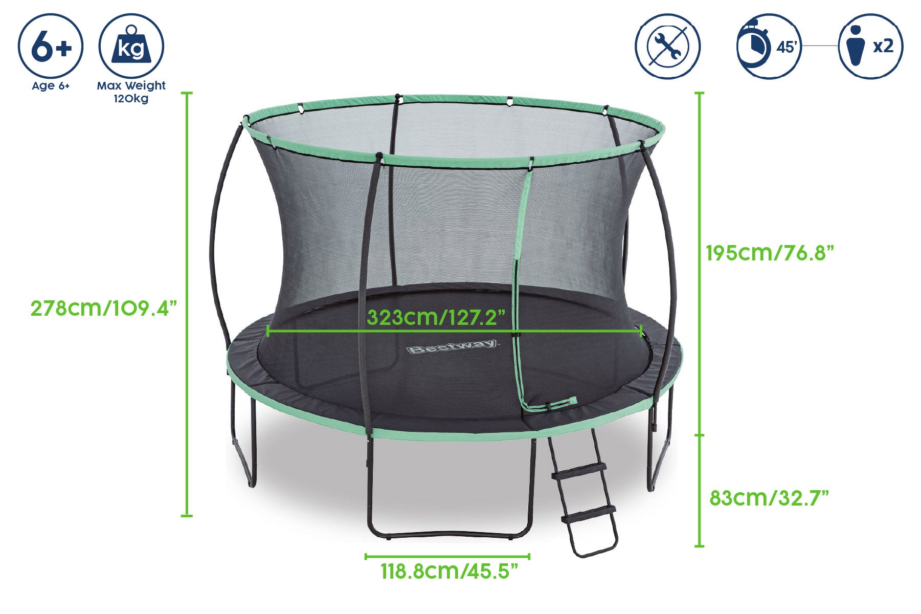 outdoor trampoline