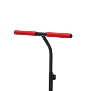 rebounder trampoline with adjustable handlebars