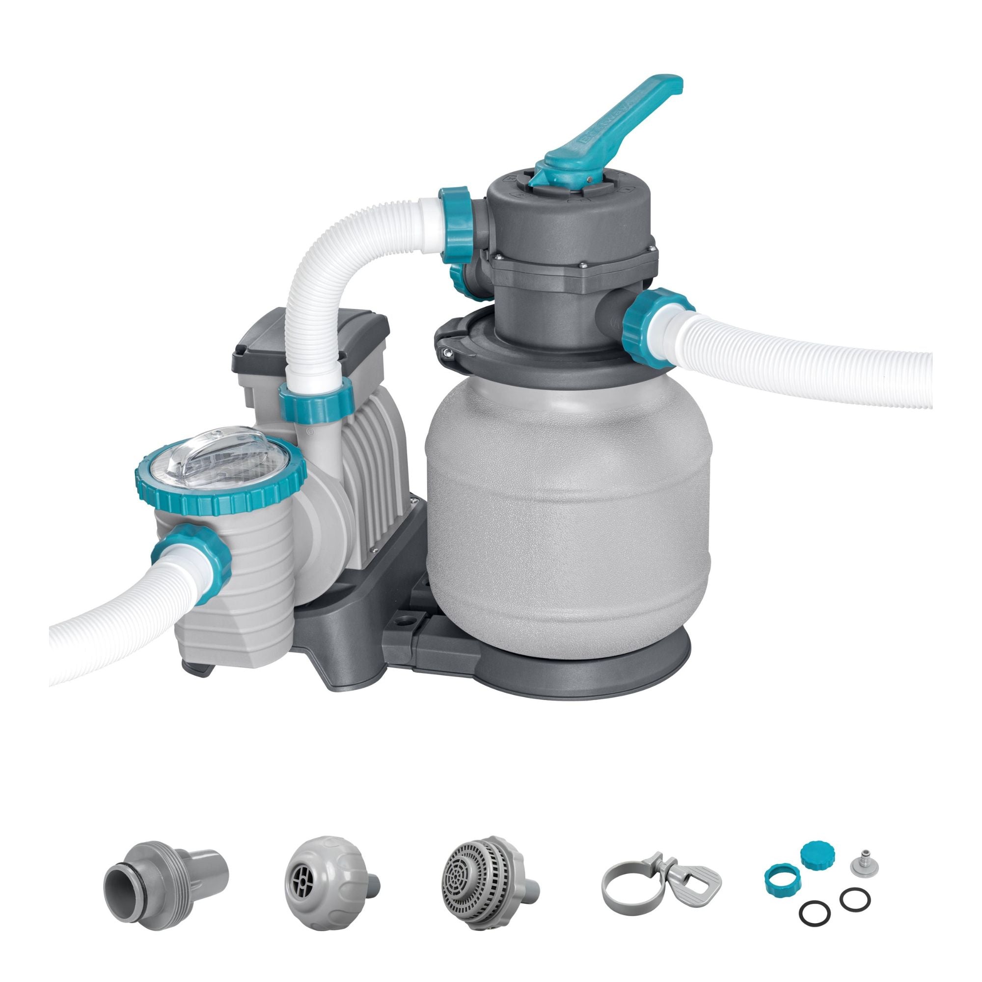 2200gal Pool Sand Filter for All Above Ground Pools - Grey