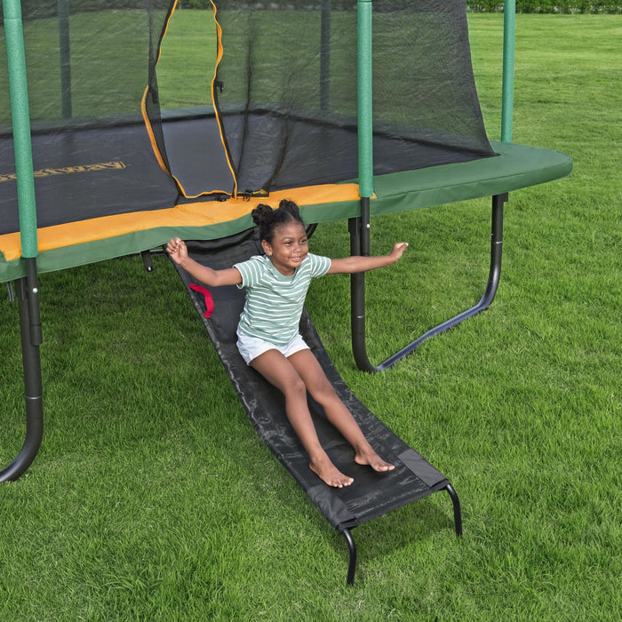 trampoline slide