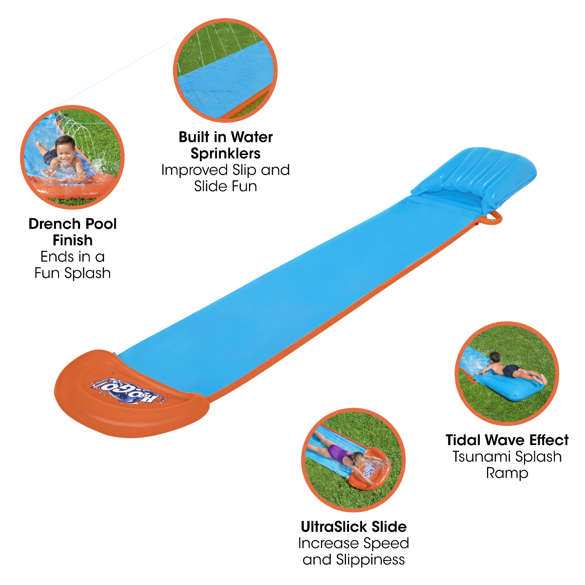 H2OGO! Tsunami Single Splash and Slide, with Sprinklers
