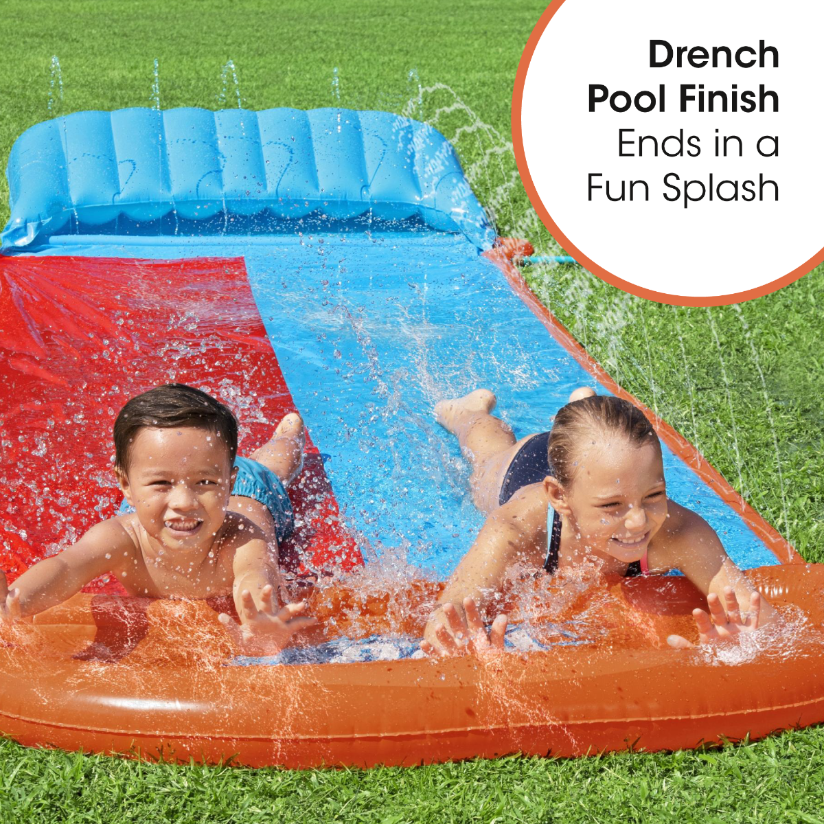 H2OGO! Tsunami Double Splash and Slide, with Sprinklers