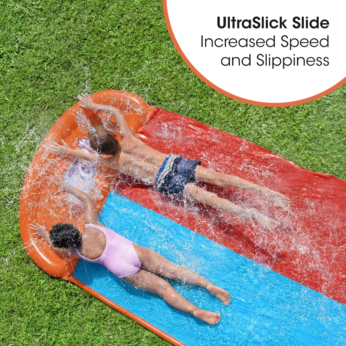 H2OGO! Tsunami Double Splash and Slide, with Sprinklers