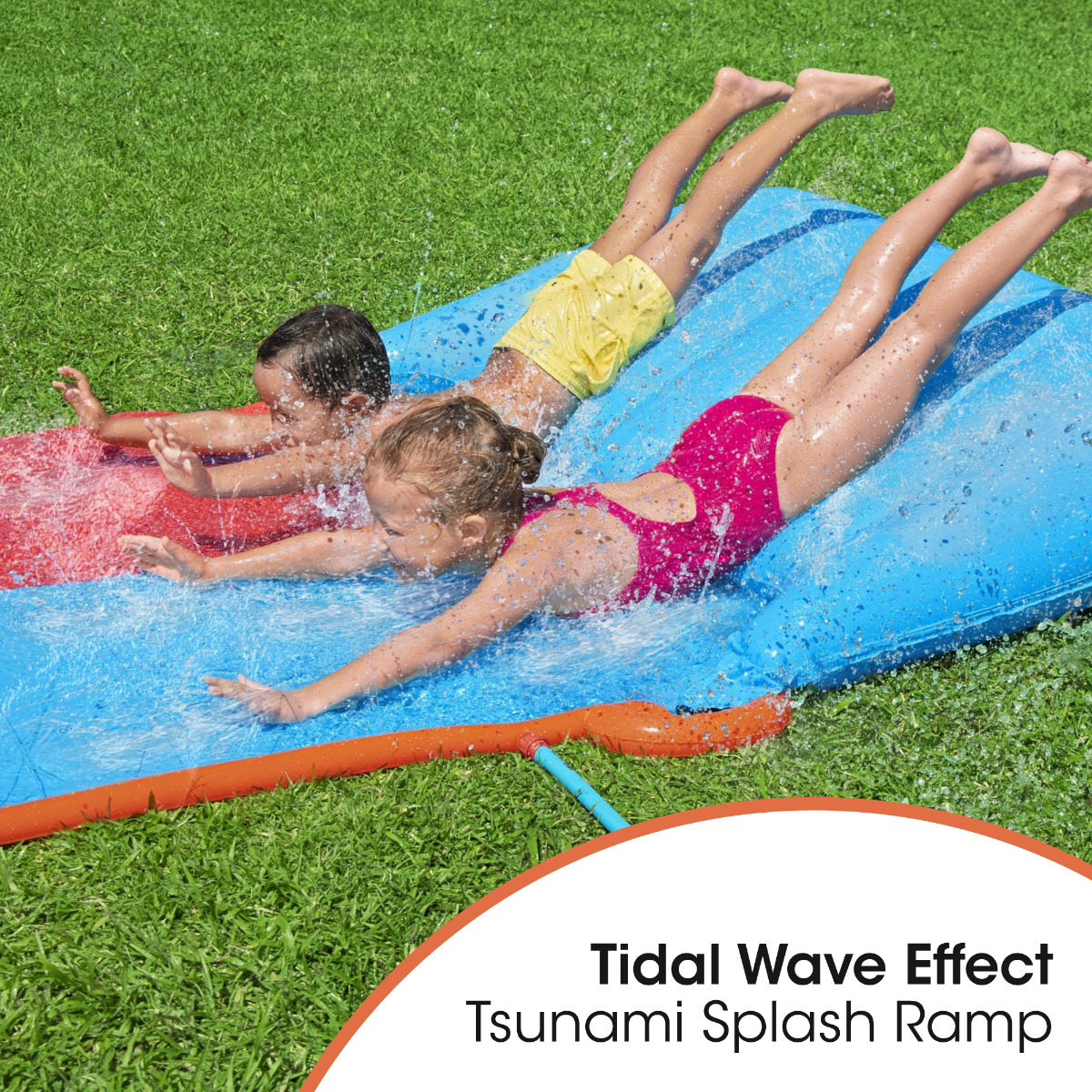 H2OGO! Tsunami Double Splash and Slide, with Sprinklers